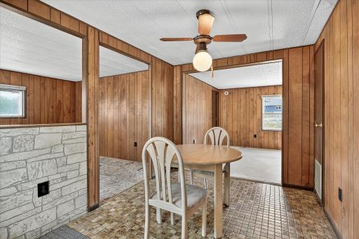 Dining area located as you enter the home/office.