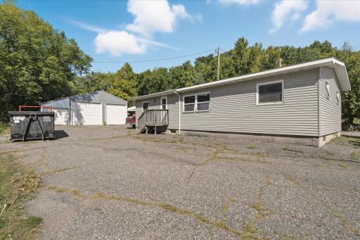 View of the south side of the home/property.