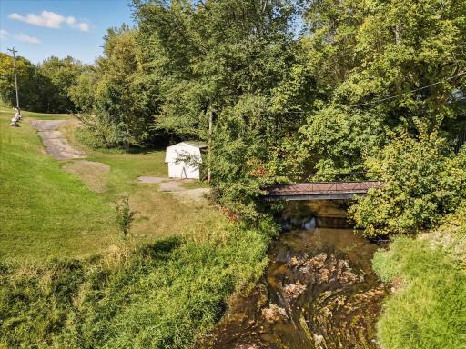 Awesome walking bridge over Mill Creek - not for vehicle use