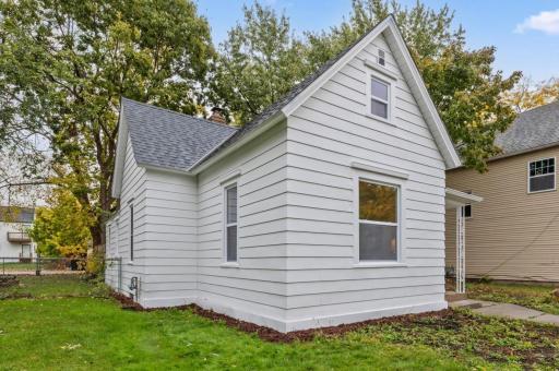 Completely remodeled 1.5 story with new siding and windows