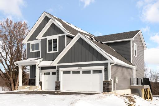 Grill deck to large backyard! This home is now completed! Quick move in New home with warranties!