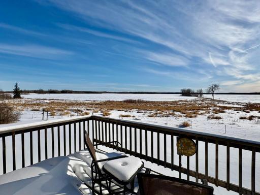 From the back deck overlooking ravine