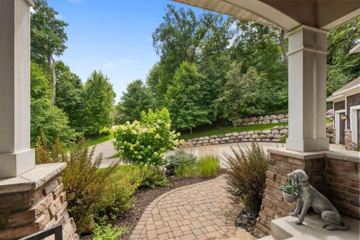 The view from your new front porch! Showings Start Monday, Sept. 8th! Incredible 5 Bedroom / 6 Bathroom home with sport court, wine cellar, 3 season porch, sunroom, home office and so much more!