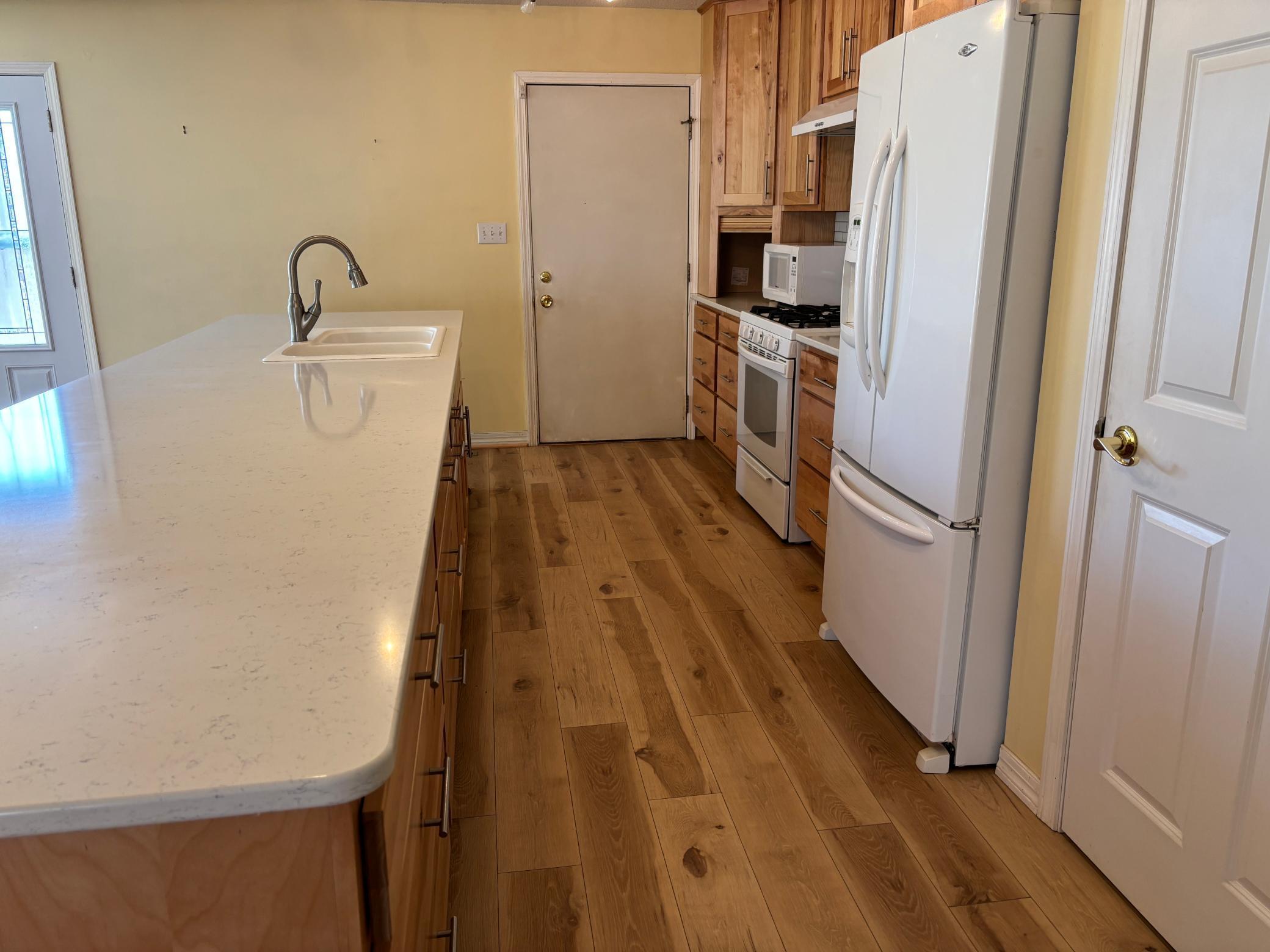 Bring your groceries in from the garage right into the kitchen.