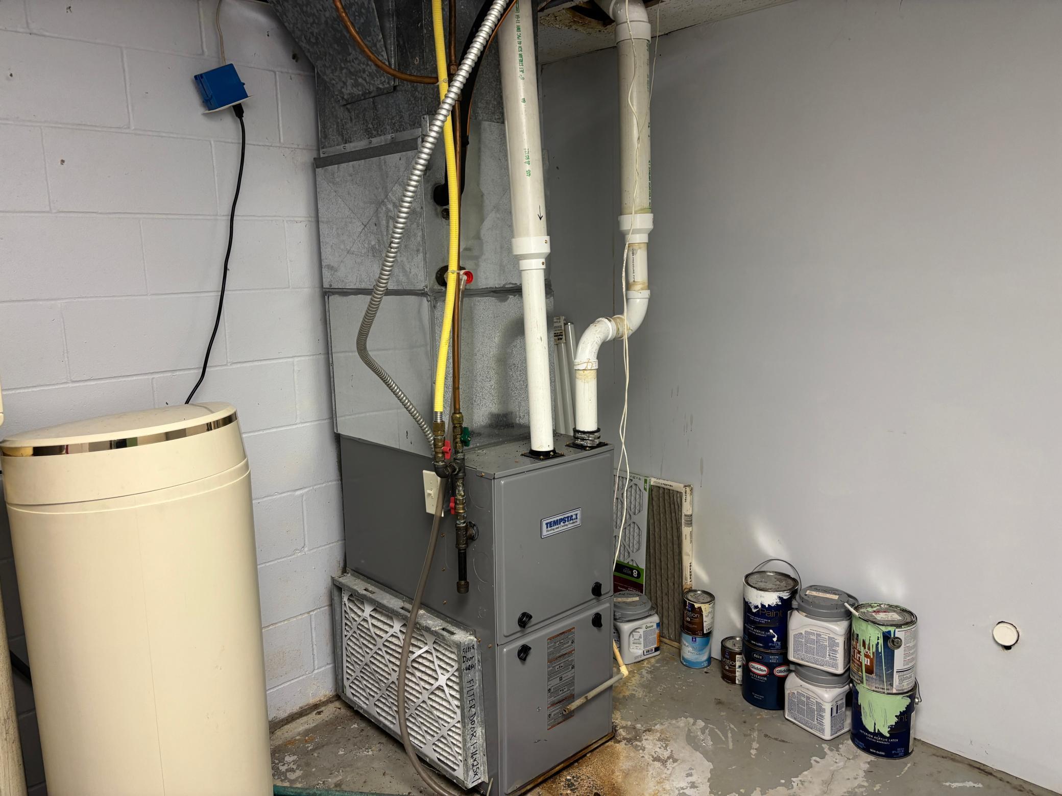 Utility and storage room.