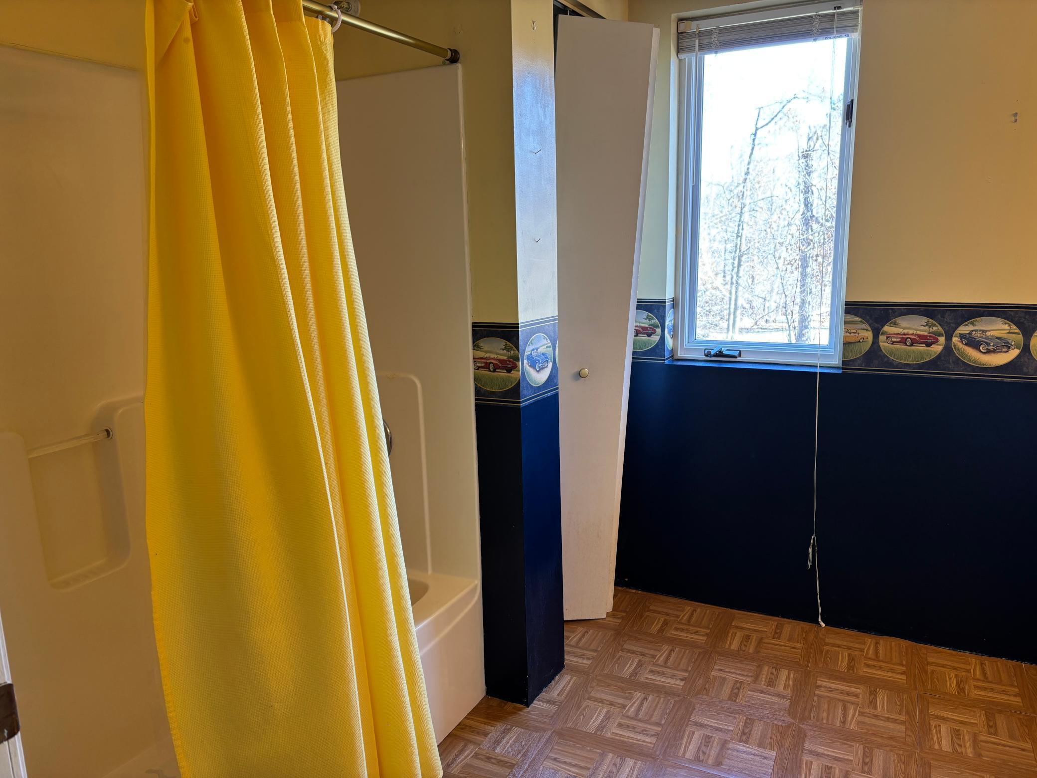 The lower level bathroom.