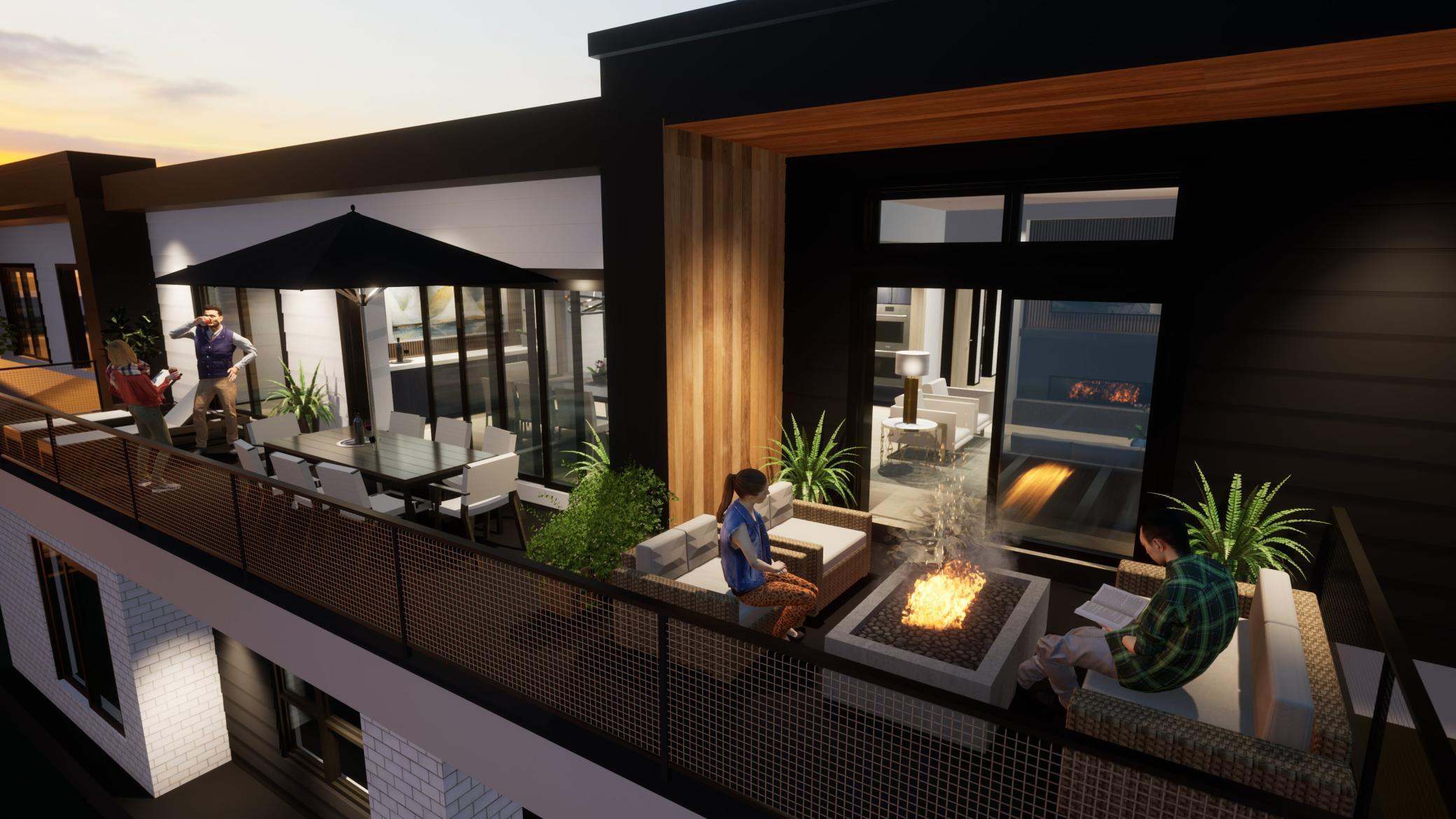 BALCONY BIRDSEYE Rendering