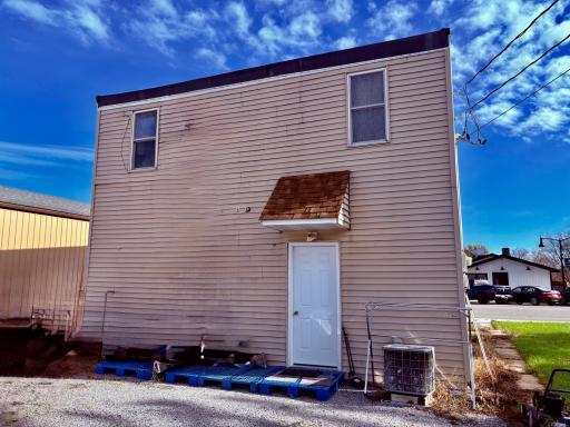 West end- back entrance to apts
