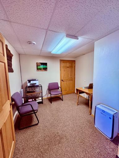 Back office room for more privacy