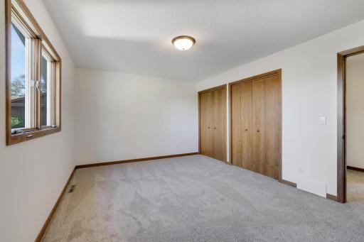 Master has Double Closets