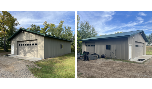 This terrific new 1,200 sq ft garage with two doors will store so many of your valuable possessions.