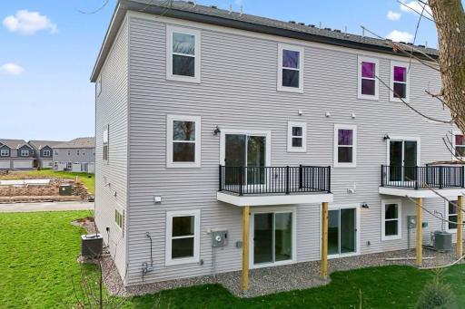 The Savanna End Townhome with Deck and access to rear yard area