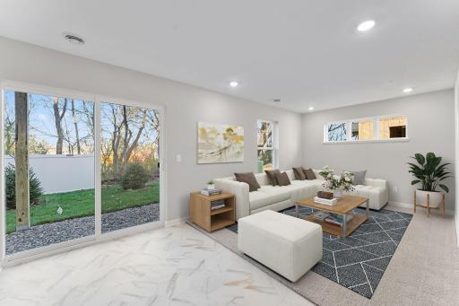 Illustration Only Photo of the Lower Level Rec Room