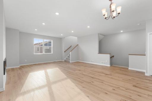 Dining Room is placed between the kitchen and family room