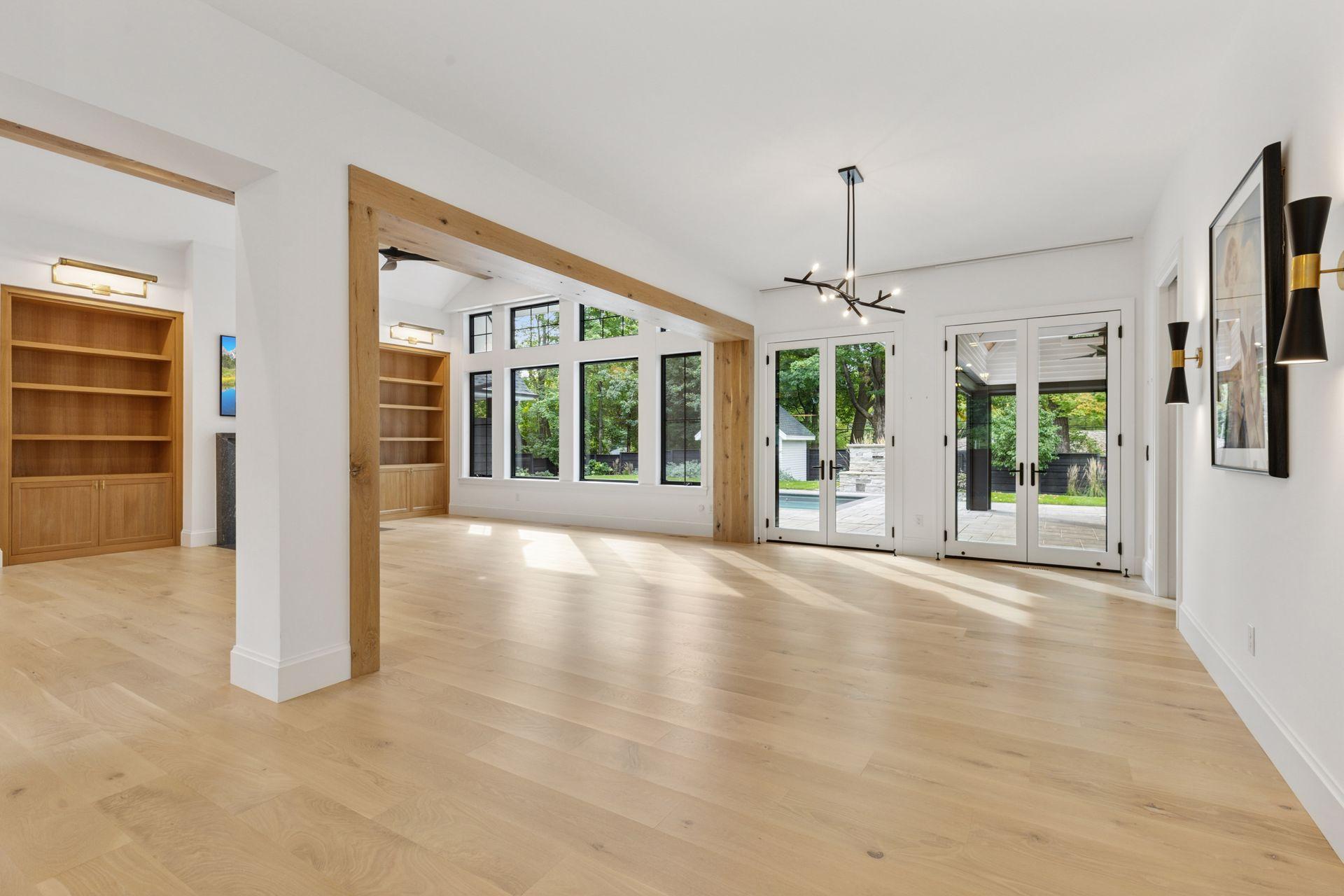 Another view of family room walking out to pool or screen porch