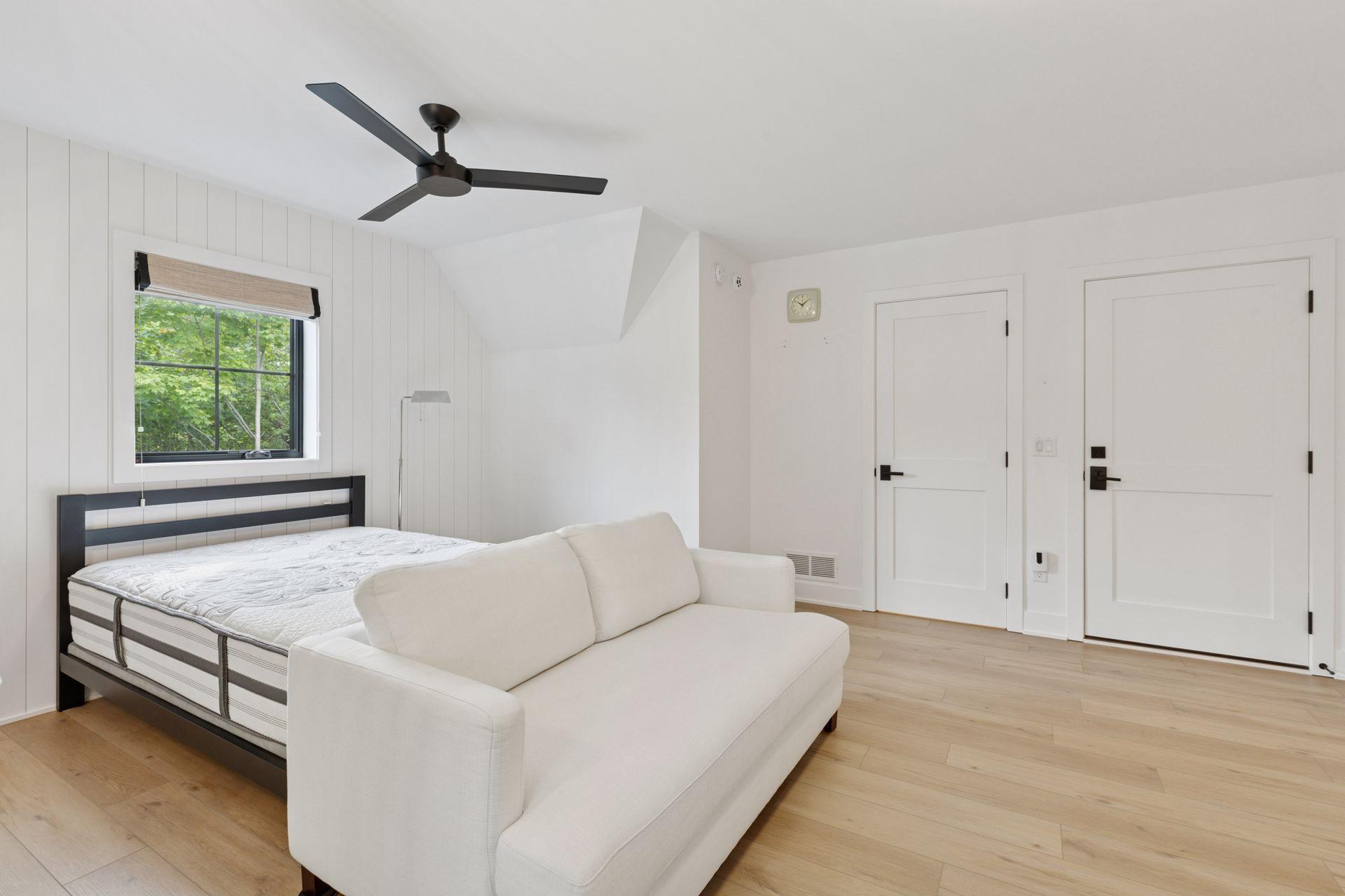 Bedroom and living room