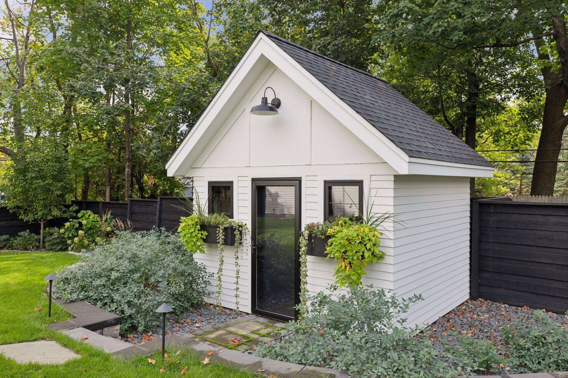 Cute shed with a purpose