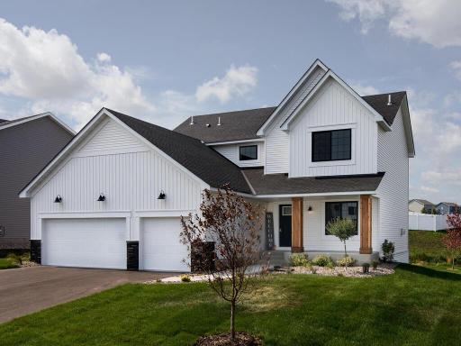 Photo for 5956 Upper 179th Street W, Lakeville, MN 55044 - listing #6809280 Front Elevation of similar Home Home will be Smokey Ash & Almost Midnight color combination