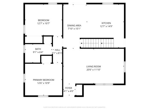 Main level floor plan