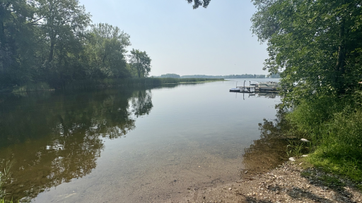 Water access/boat landing view to Grass Lake