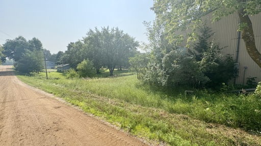 View down 146th St toward the rear of the property