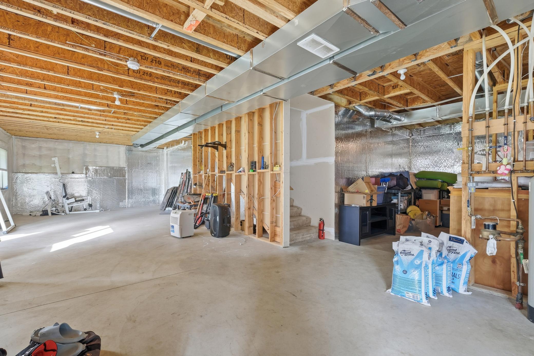 Gain instant equity by finishing off a bedroom, amusement room and bathroom which is roughed in.