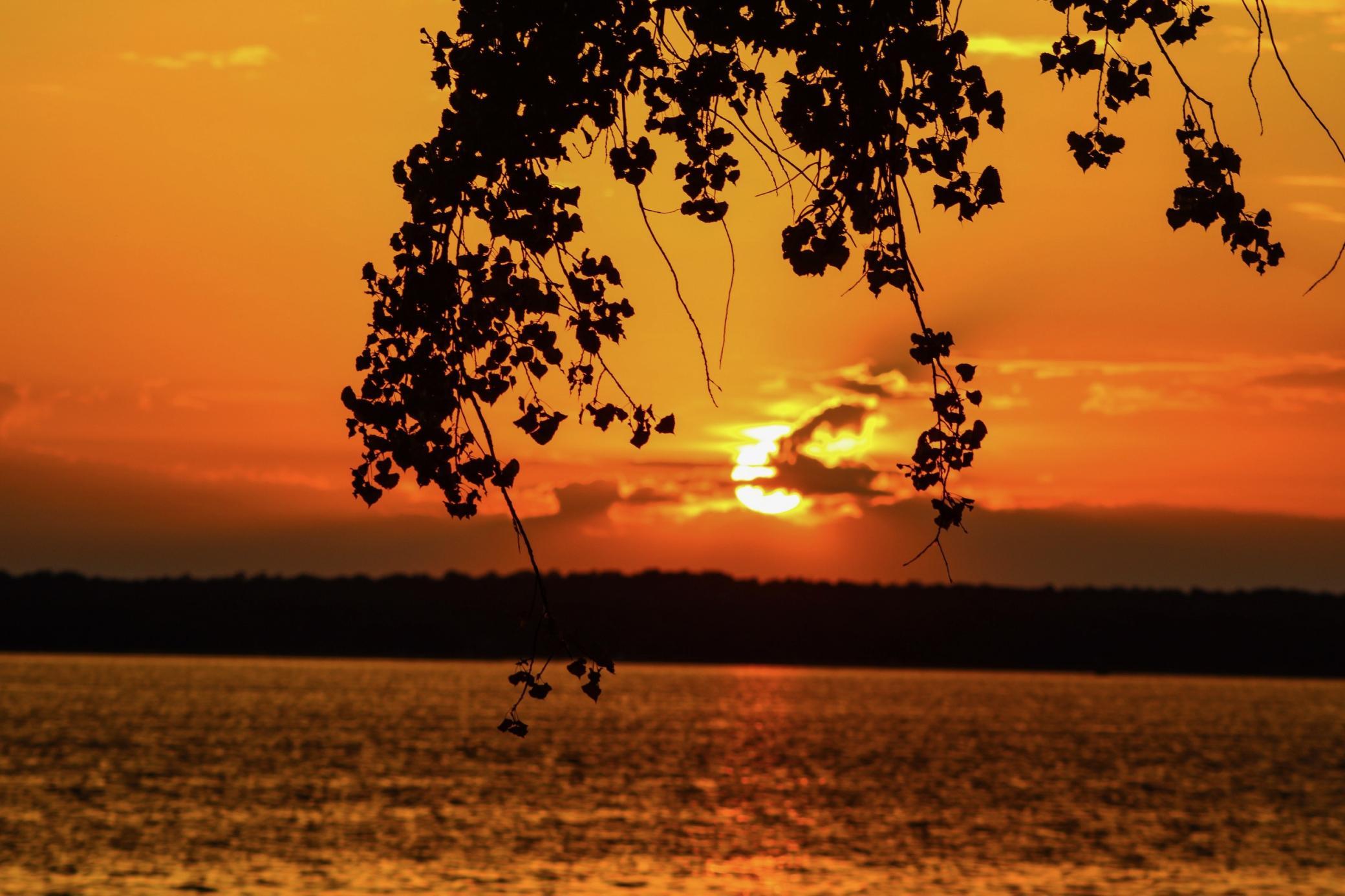 Sunset on Leech Lake