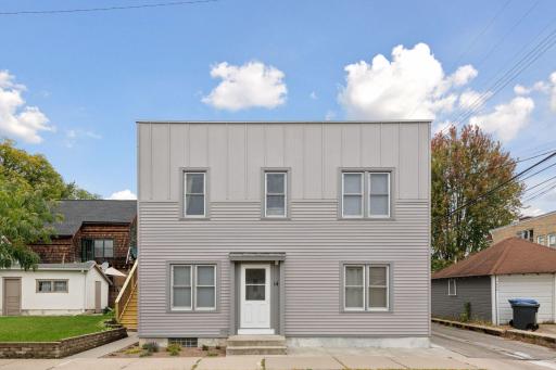 Photo for 14 W 47th St, Minneapolis, MN 55419 - listing #6809979 Front view of 4 plex features all new Vinyl and Wood Siding, new Vinyl Window Wrap. New Vinyl Windows 2023 throughout. New Exterior Staircase that leads to apt #4 also has new Vinyl Windows. (3) New Storm Doors
