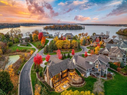 Palmer Pointe is an executive subdivision consisting of a single loop with only 7 other lakefront estates and no through traffic.