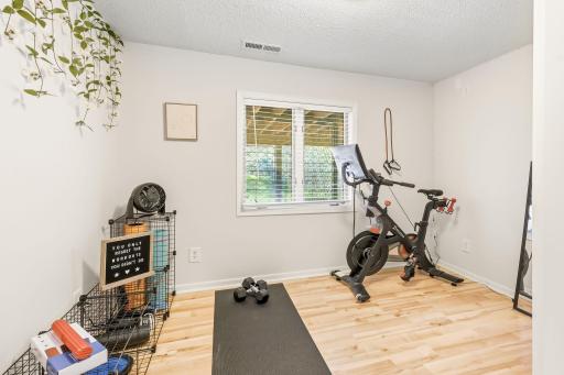 5th Bedroom currently being used as an exercise room.