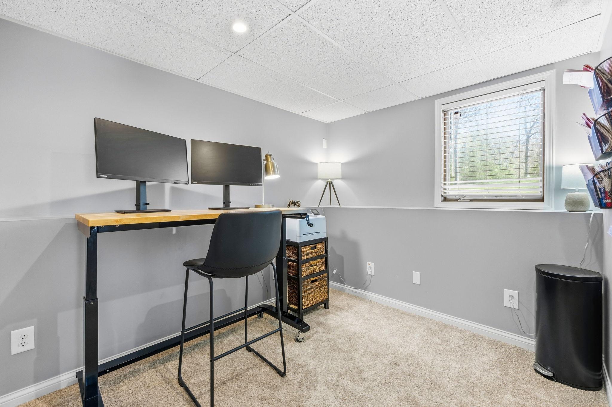 4th Bedroom is currently used as an office