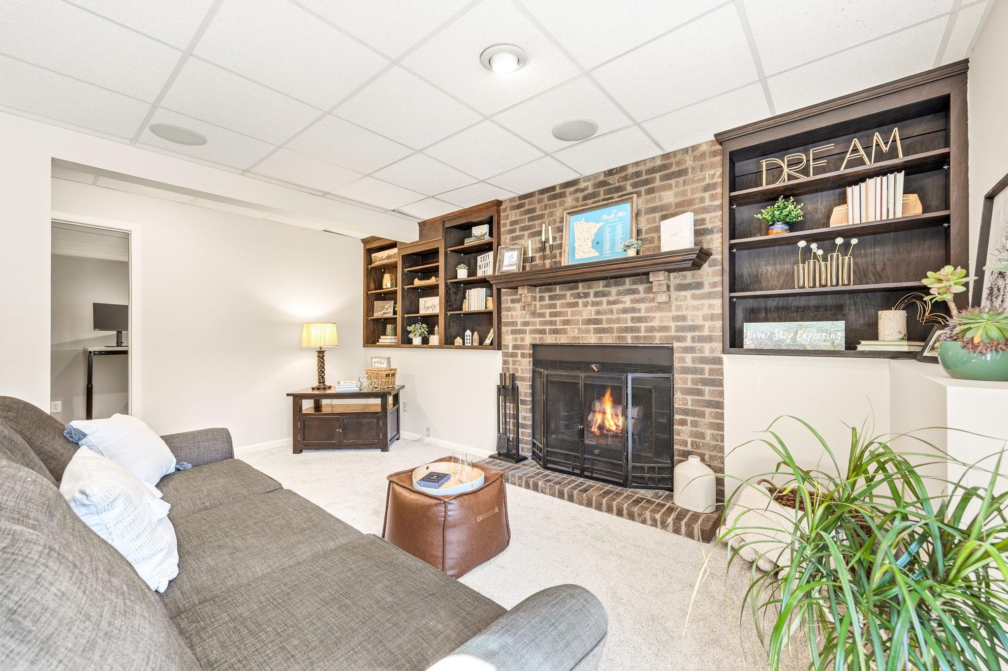 This family room is perfect to gather, relax, and play!