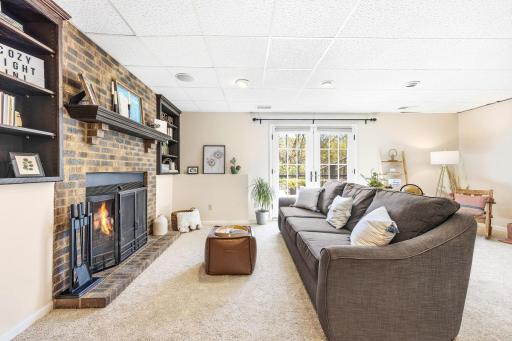 Cozy fireplace for winter. Walkout to the lower deck!
