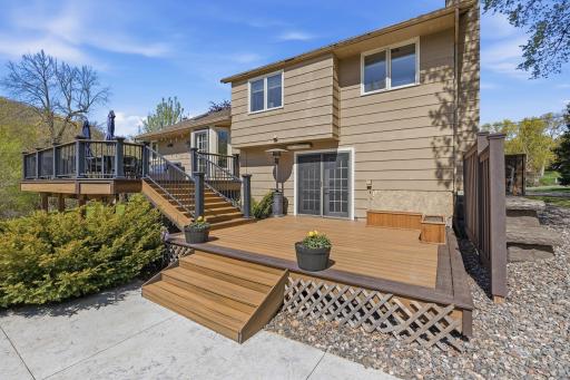 Hot-tub-ready Lower Deck - both add up to 560+ sq. ft. of maintenance-free decking!