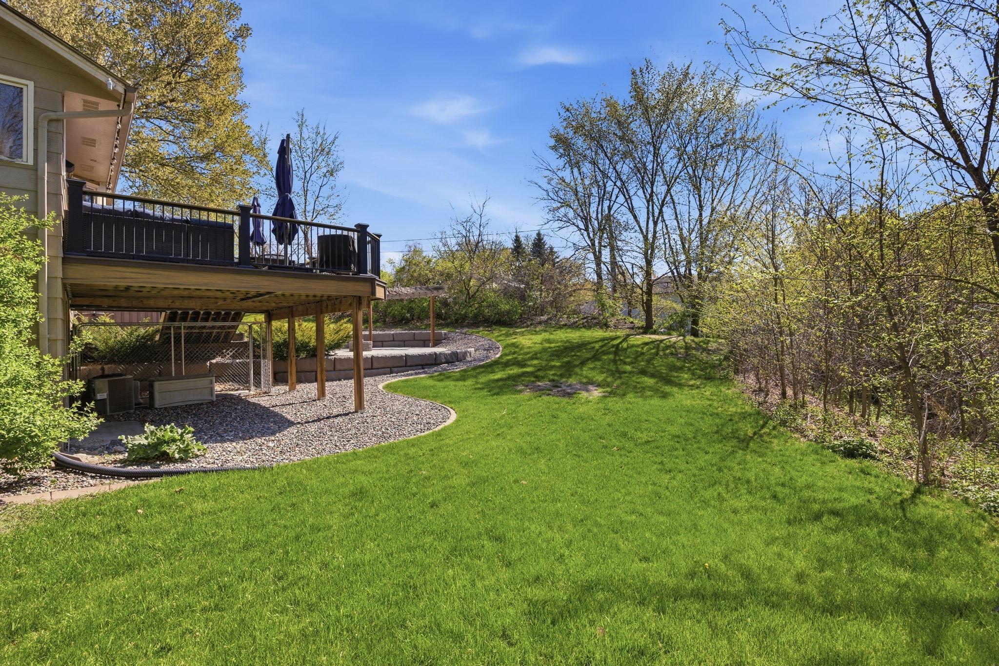 Beautiful backyard just inviting a good time!