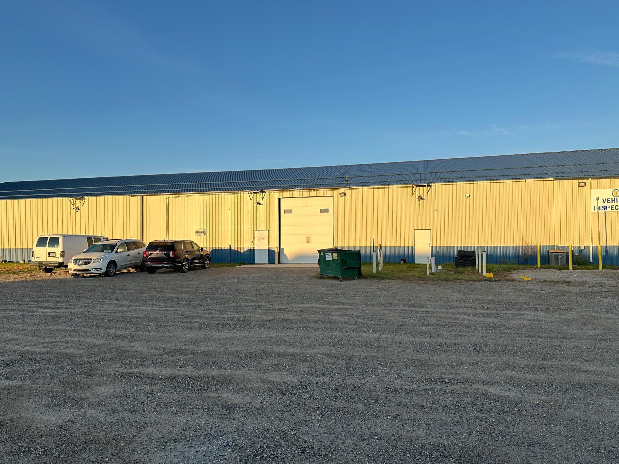 Large rear parking area