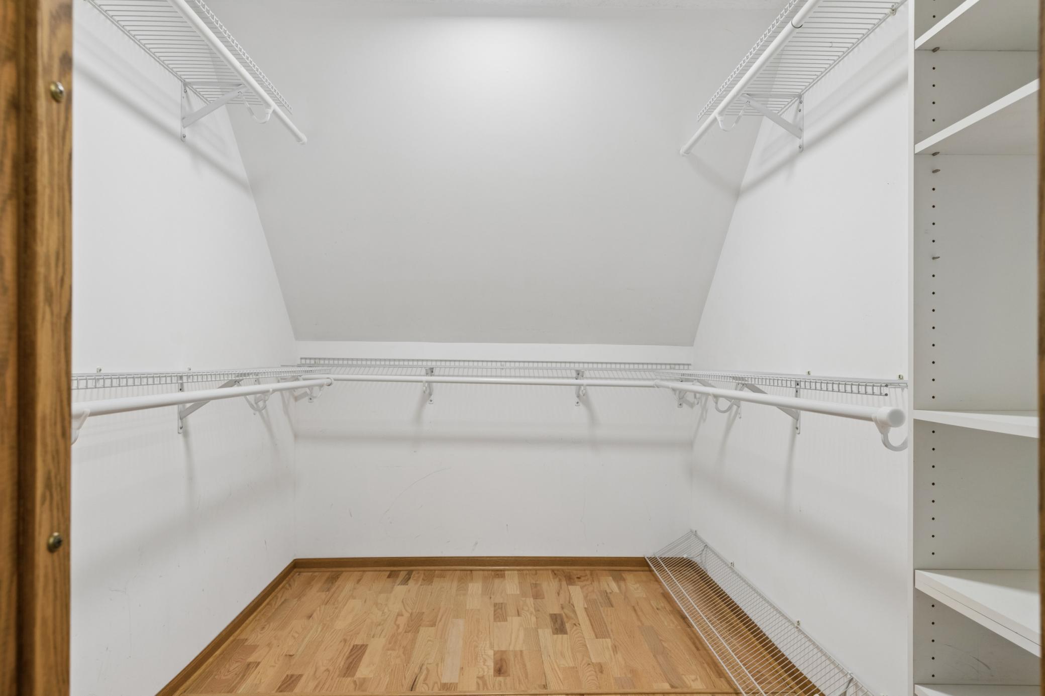 Primary walk-in closet