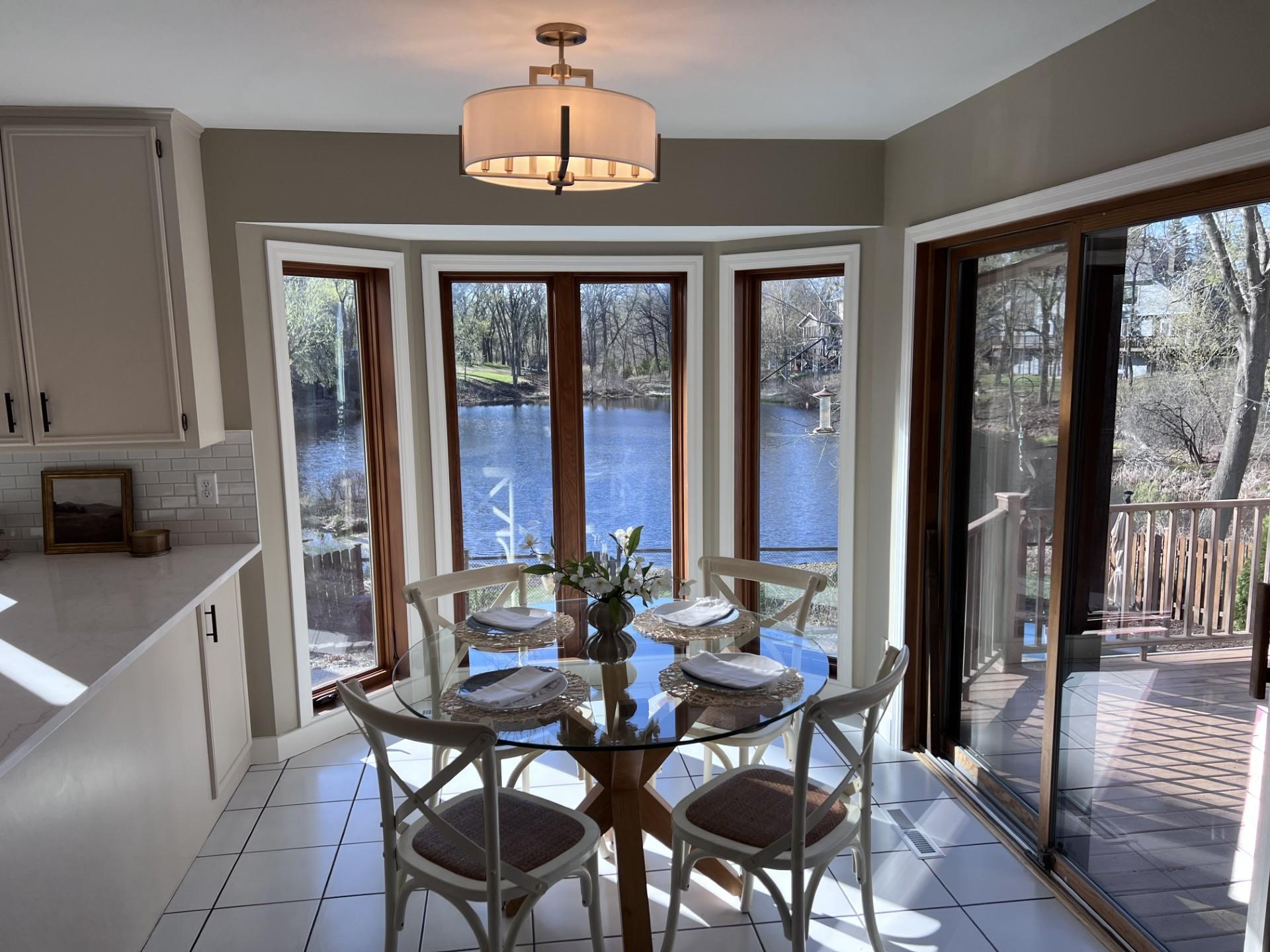 Kitchen Table with a view