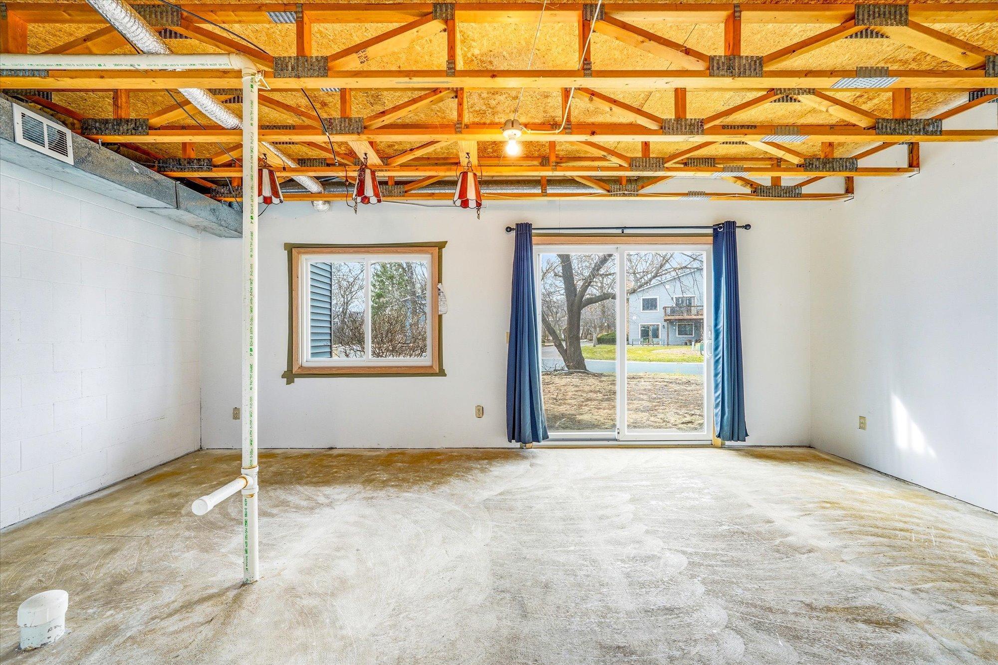 Finish the lower level with family room and 2nd bathroom