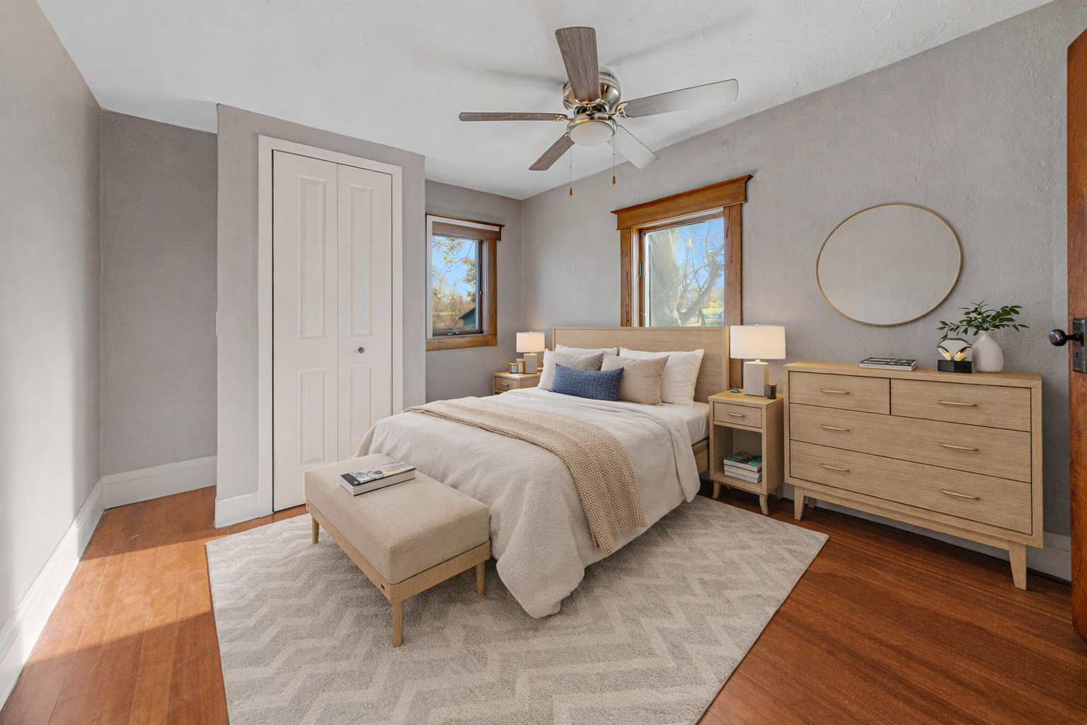 3rd bedroom up...virtually staged