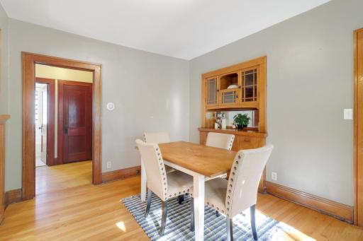 Built-ins provide convenient storage or the perfect spot for a coffee bar.