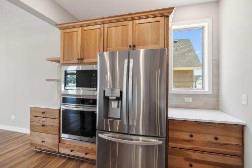 You will love the cabinets and stainless appliances.