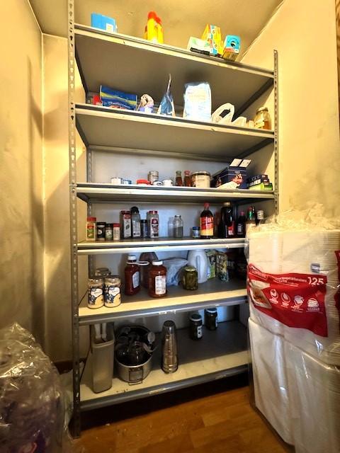 Pantry Area (NOTE: There is room to convert for add'l shelving)