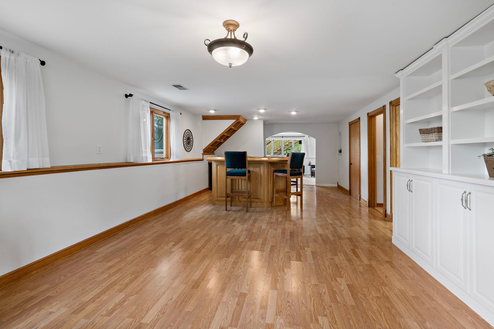 It could be a game room, bedroom, billiard room, exercise room!