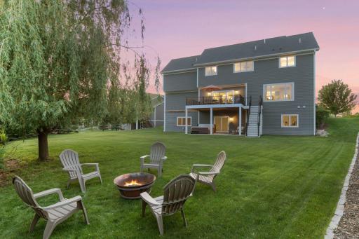 The backyard is nearly half an acre with plenty of room for a future pool.