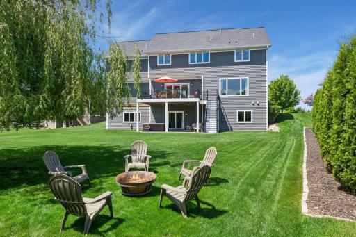 The backyard is nearly half an acre with plenty of room for a future pool.