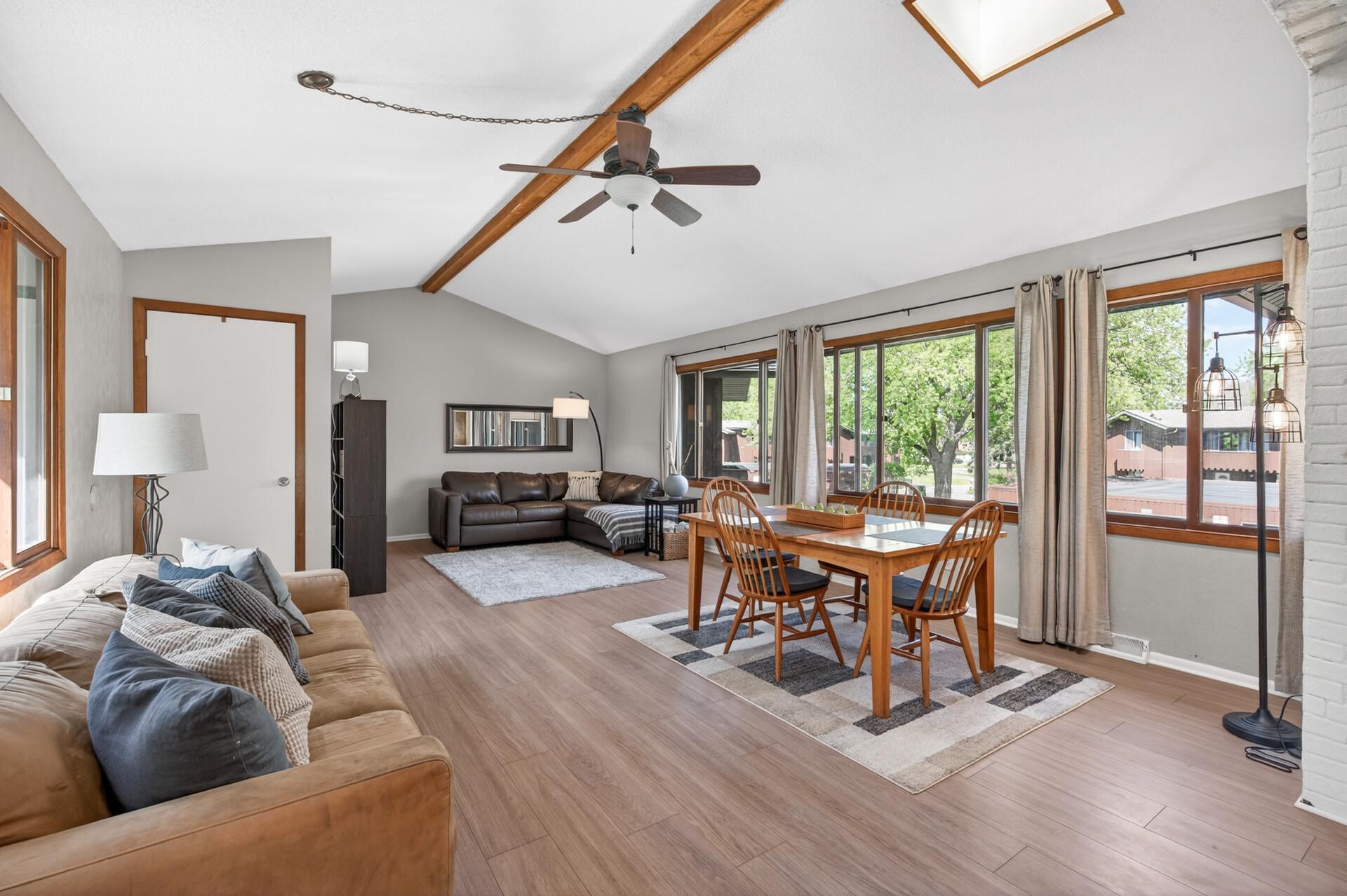 Open and airy primary living area