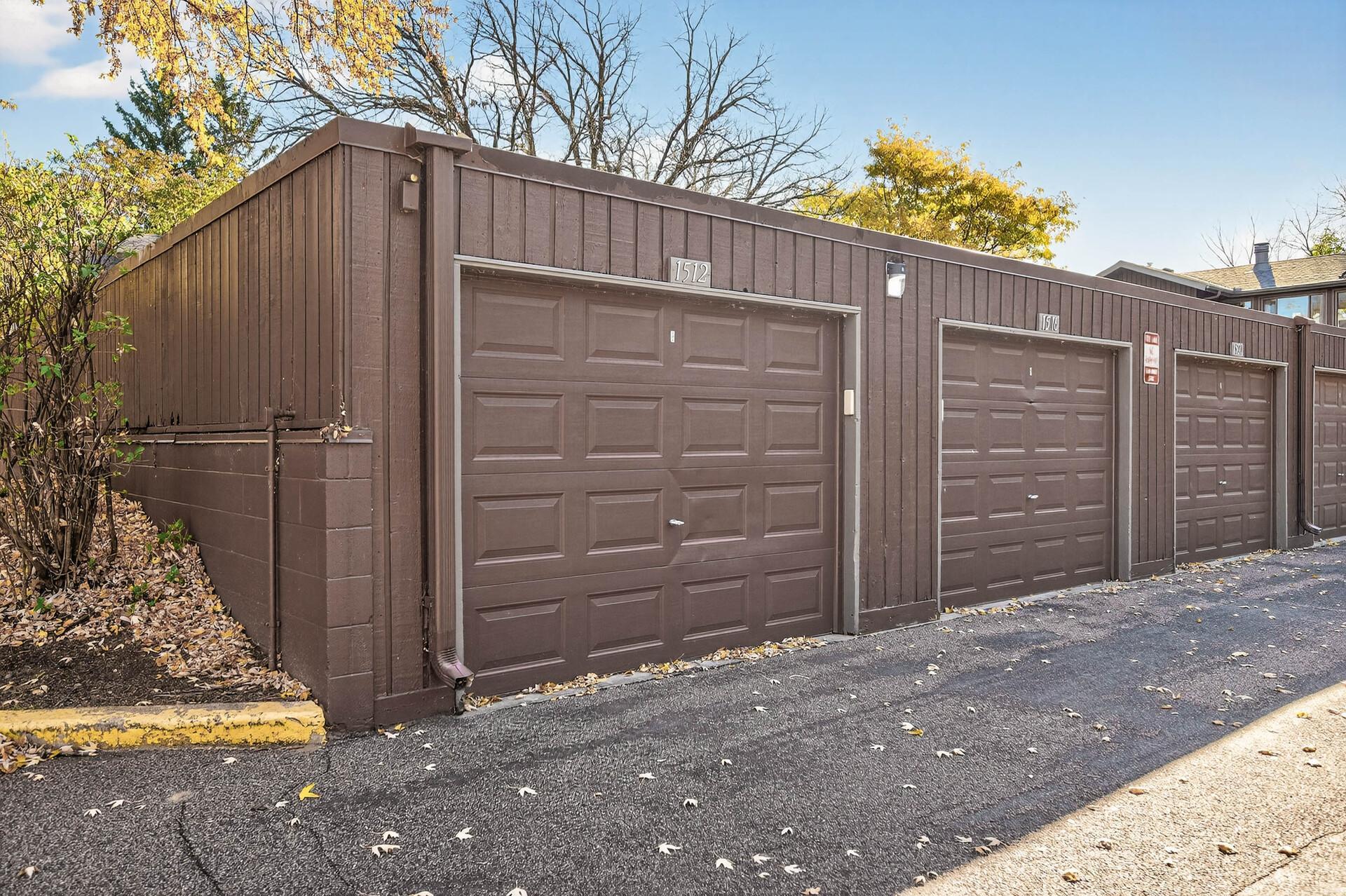 Garage is just a few feet from your front door