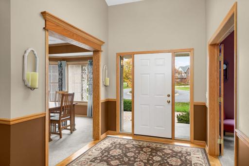 Spacious foyer greets you upon entry.