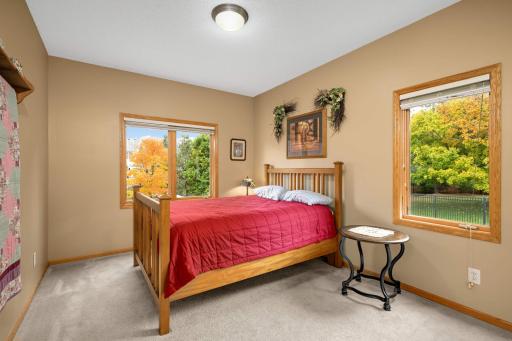 Generously sized main floor bedroom.